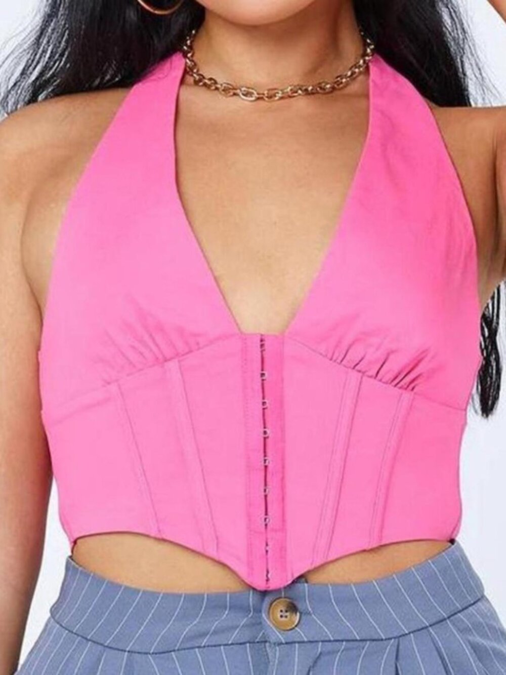 Princess Polly Dreaming Crop Top in Pink